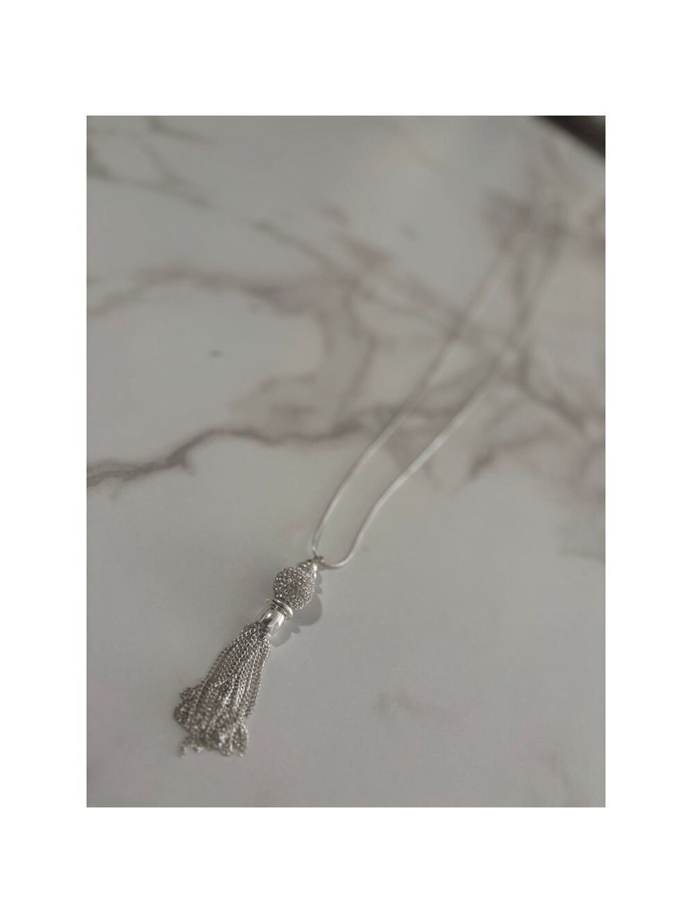 Nine West necklace Long Tassel Pendant